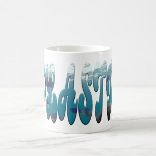 Plastic pollution coffee mug