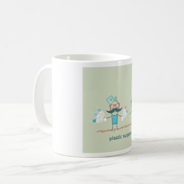 Plastic Surgeon Coffee Mug (Front Left)