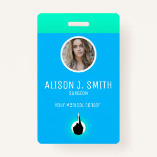 Plastic surgeon / Doctor / Surgeon assistant ID Badge