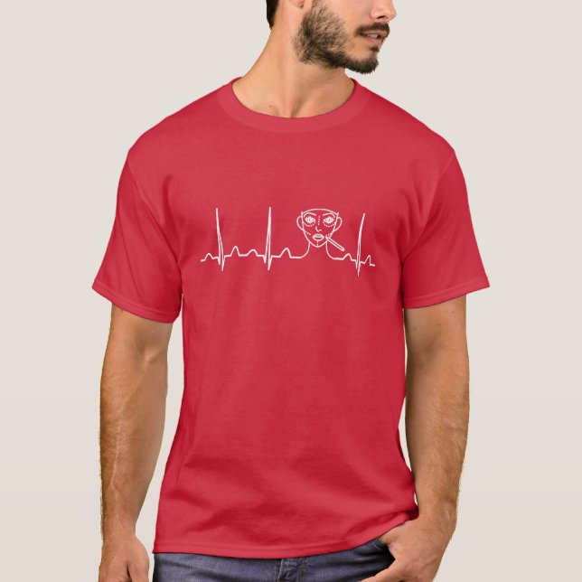 Plastic Surgeon Heartbeat T-Shirt (Front)