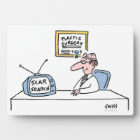 Plastic Surgeon Office Cartoon Plaque