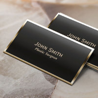 Plastic Surgeon Professional Gold Border