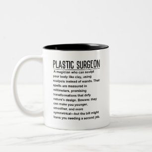 Plastic Surgeon Two-Tone Coffee Mug