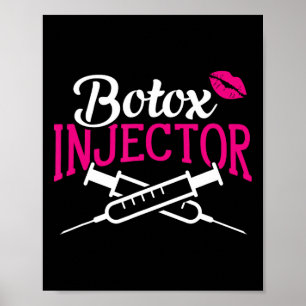 Plastic Surgery Cosmetic Nurse Lips Injector Botox Poster