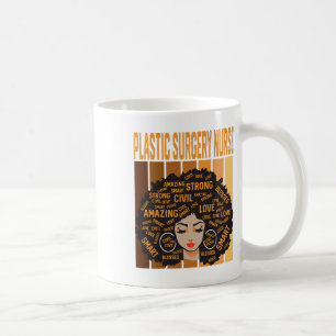 Plastic Surgery Nurse Powerful Black History Month Coffee Mug