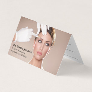 Plastic Surgery & Rejuvenation Centre Appointment  Business Card