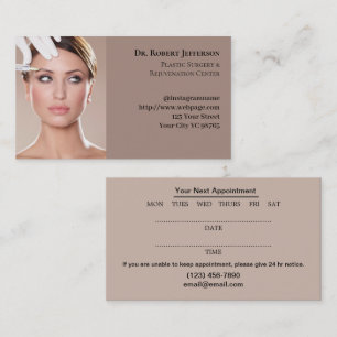 Plastic Surgery & Rejuvenation Centre Business Card