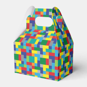 Plastic Toy Bricks Building Blocks Favour Box