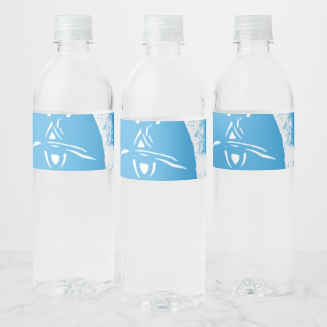 Plastic water bolttle lable image. bottle label (Bottles)