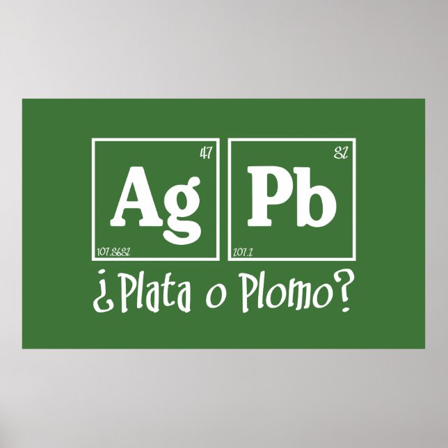 Plata o plomo poster (Front)