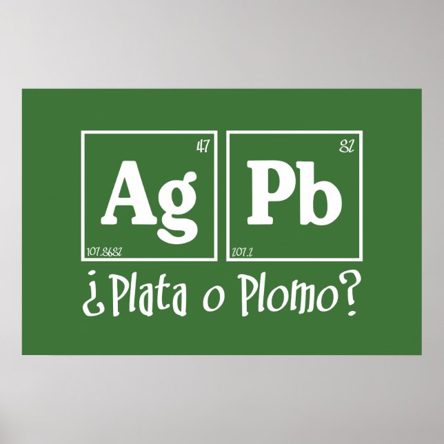 Plata o plomo poster (Front)