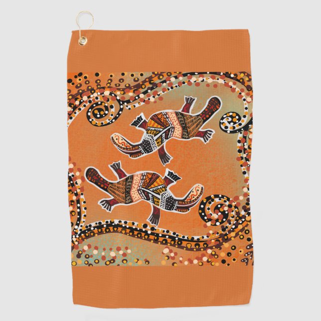 PLATAPUS ART        GOLF TOWEL (Front)