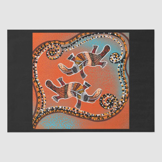PLATAPUS ART      TISSUE PAPER (Front)