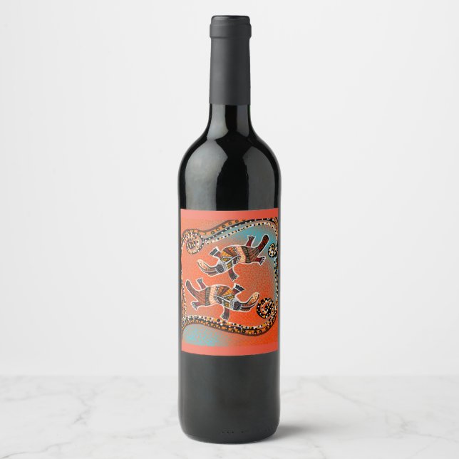 PLATAPUS ART         WINE LABEL (Front)