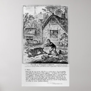 Plate 1, from 'The Life of William Cobbett' Poster