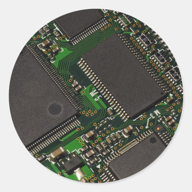 Plate Classic Round Sticker (Front)