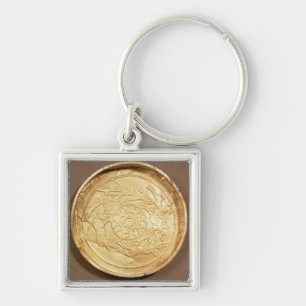 Plate (gold) key ring