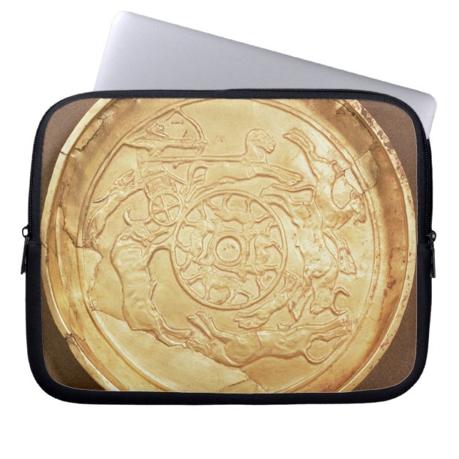 Plate (gold) laptop sleeve (Front)