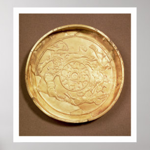 Plate (gold) poster