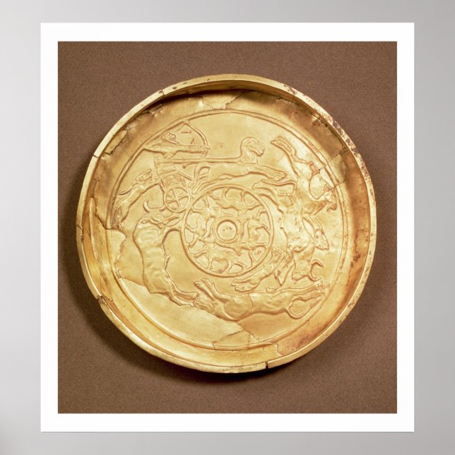 Plate (gold) poster (Front)