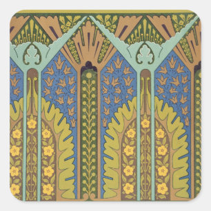 Plate III from 'Studies in Design', c.1874-76 (lit Square Sticker