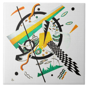 Plate IV - Wassily Kandinsky Modern Art Ceramic Tile