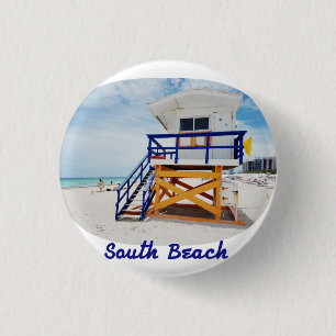Plate of Miami South Beach Patrol 3 Cm Round Badge