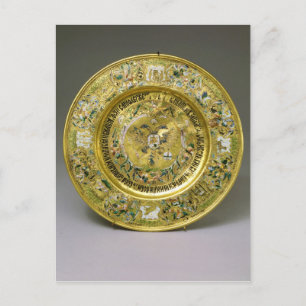 Plate owned by Tsar Alexei Mikhailovich Romanov Postcard