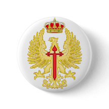 Plate pin. Emblem Spanish Ground forces