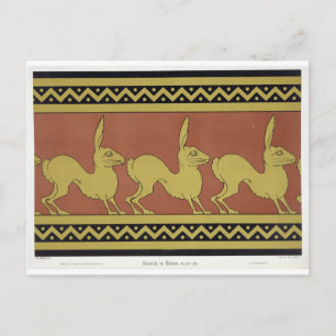 Plate VII from 'Studies in Design', c.1874-76 (lit Postcard