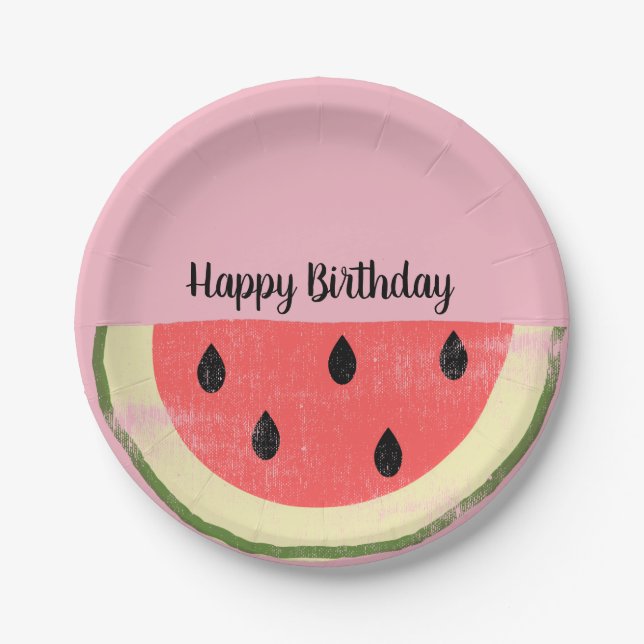 Plate Watermelon (Front)