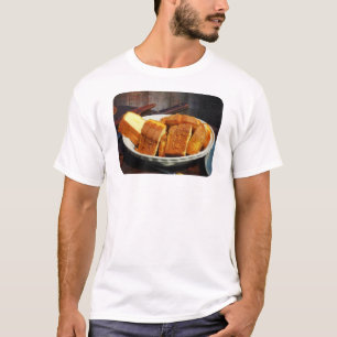 Plate With Sliced Bread and Knives T-Shirt