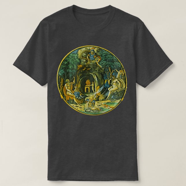 Plate with Vulcan amp Venus c15401550 T-Shirt (Design Front)