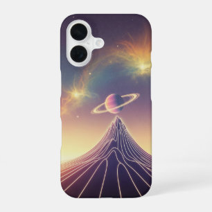 Plateau Cosmique d'Époque iPhone 16 Case