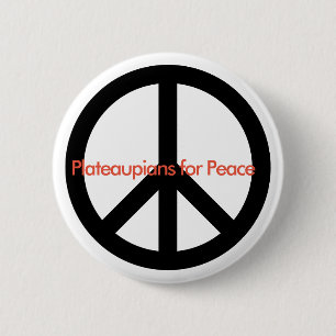 Plateaupians for Peace button