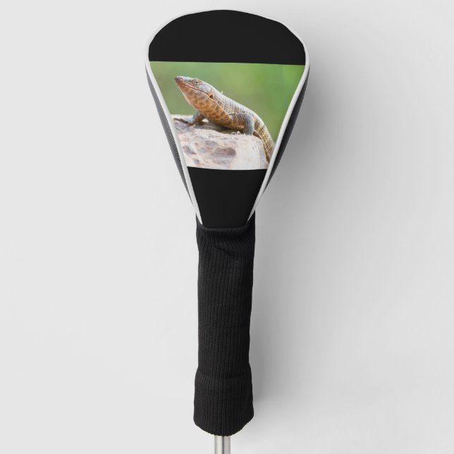 Plated Lizard Golf Head Cover (Front)