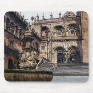 Platerías (Santiago de Compostela. A Coruña) Mouse Pad