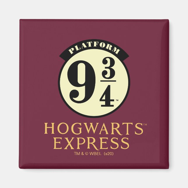 Platform 9 3/4 HOGWARTS™ EXPRESS Icon Magnet (Front)
