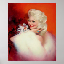 Platinum Blonde Posing Pin-up