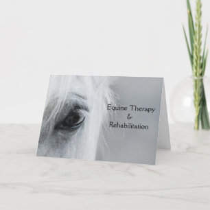 Platinum Equine Custom Greeting Card