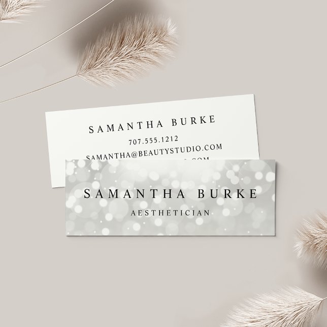 Platinum Glow Mini Business Card (Creator Uploaded)