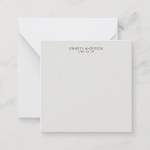 Platinum Grey Professional Modern Plain Minimalist Card