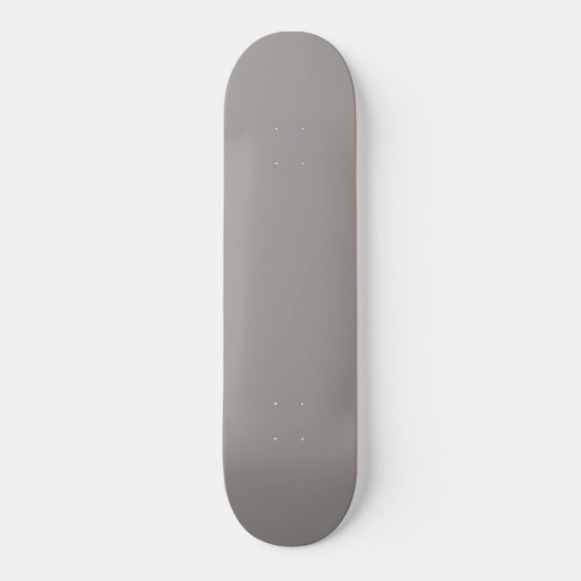 Platinum Grey Skateboard (Front)