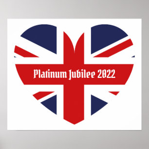 Platinum Jubilee 2022/England Flag Poster