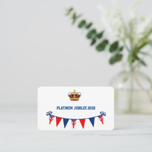 Platinum Jubilee 2022 Place Card