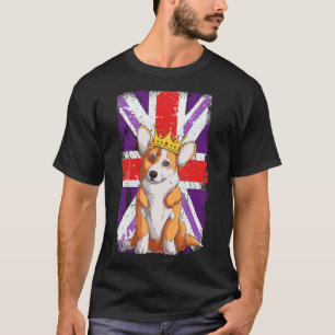 Platinum Jubilee Corgi 2022 & Union Jack Idea For T-Shirt