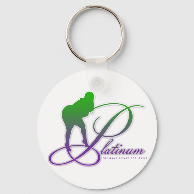 PLATINUM LOGO KEYCHAIN (Front)