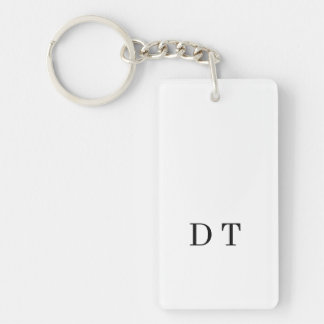 Platinum Mirror Engrave – Ultra‑Clean Luxury Key Ring