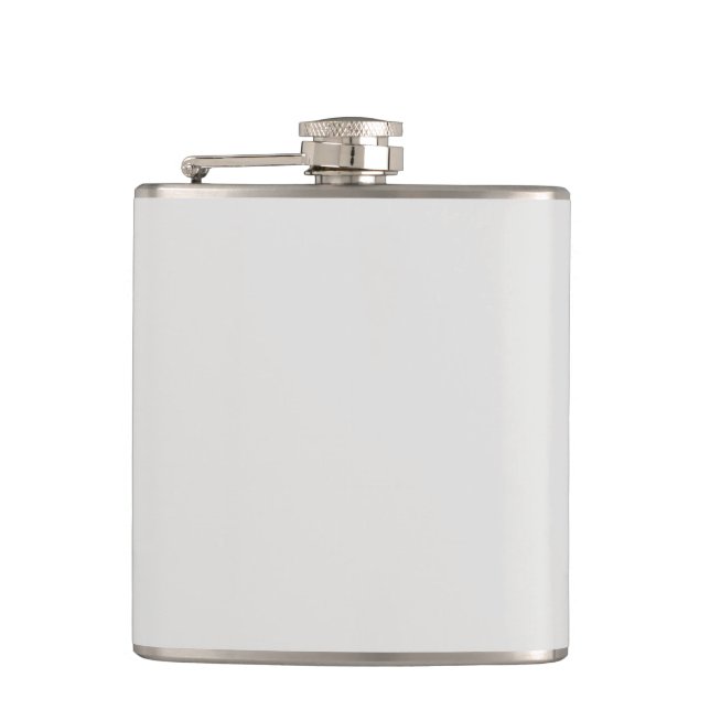 Platinum Upscale Solid Colour Hip Flask (Front)