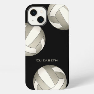 platinum white women's volleyball iPhone case